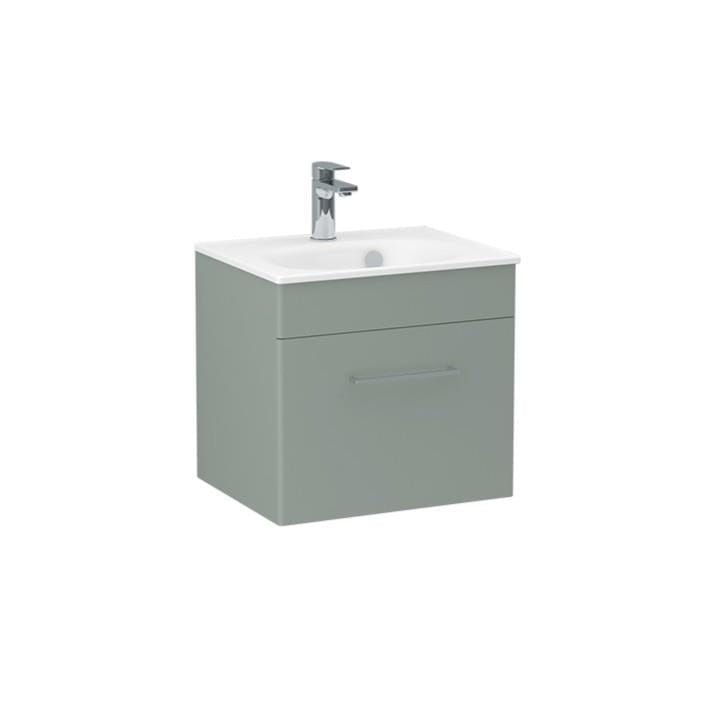 Imex Wall Mounted Vanity Unit Imex Croma Wall Mounted Single Drawer 500mm Vanity Unit with 1 Tap Hole Basin