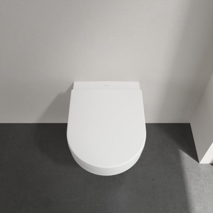 Villeroy & Boch Wall Hung Toilet Villeroy & Boch Architectura Combi Pack Wall Hung Rimless DirectFlush Toilet with Soft Close Seat