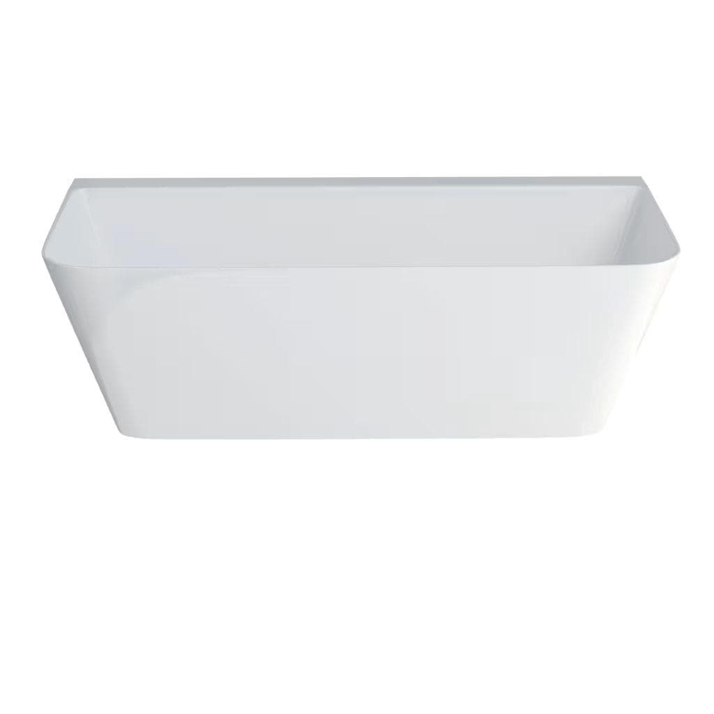 Crosswater Back To Wall Freestanding Bath Crosswater Artist Freestanding Double Ended Back to Wall Bath