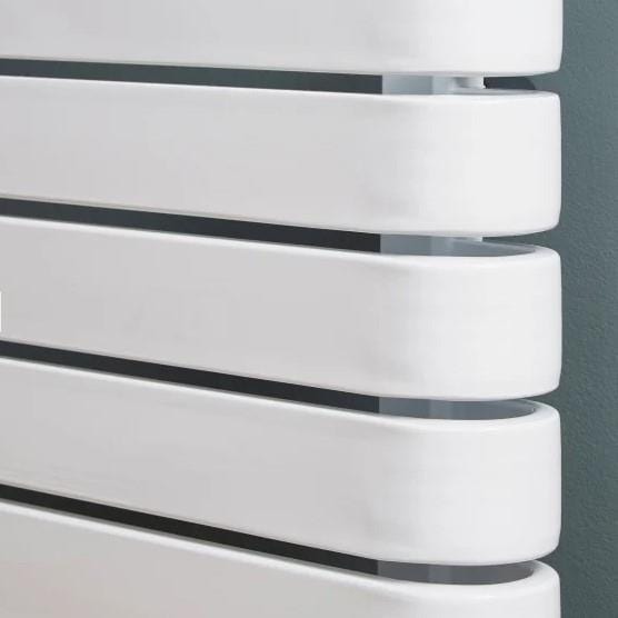 KRAD Panel Radiator K-RAD Denver Straight Horizontal Designer Radiator in Gloss White