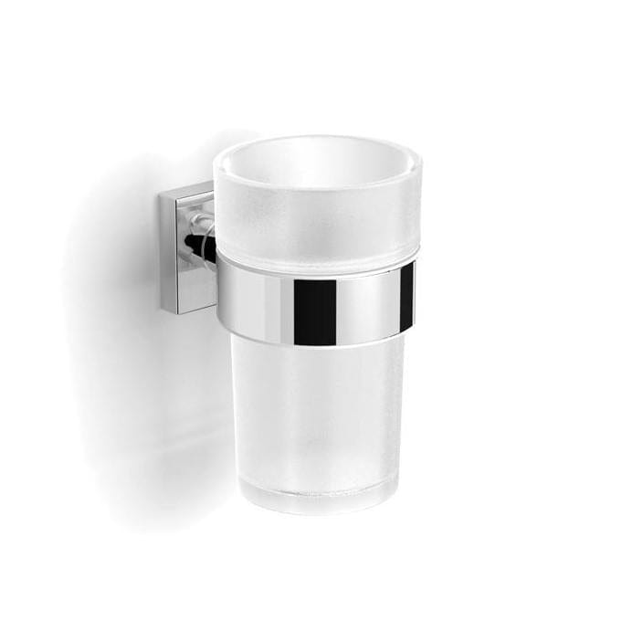 HIB Toothbrush Holder HiB Hecto Wall Mounted Toothbrush Tumbler in Chrome