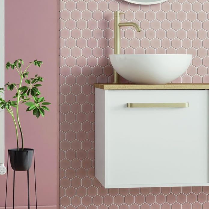 Crosswater Infinity Wall Mounted Vanity Unit with Worktop