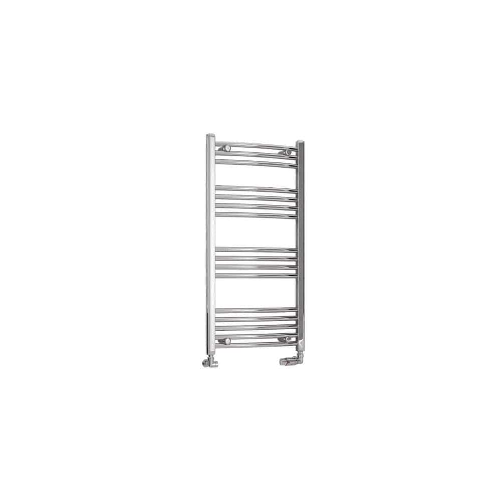 Eastbrook Ladder Rail Eastbrook Wendover Curved Vertical Heated Towel Rail in Chrome