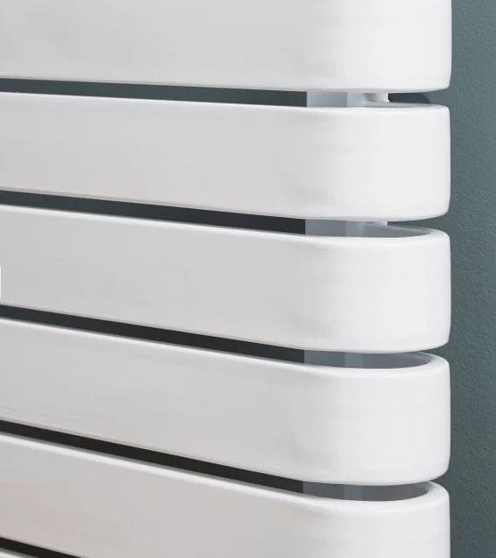 KRAD Panel Radiator K-RAD Denver Straight Horizontal Designer Radiator in Gloss White