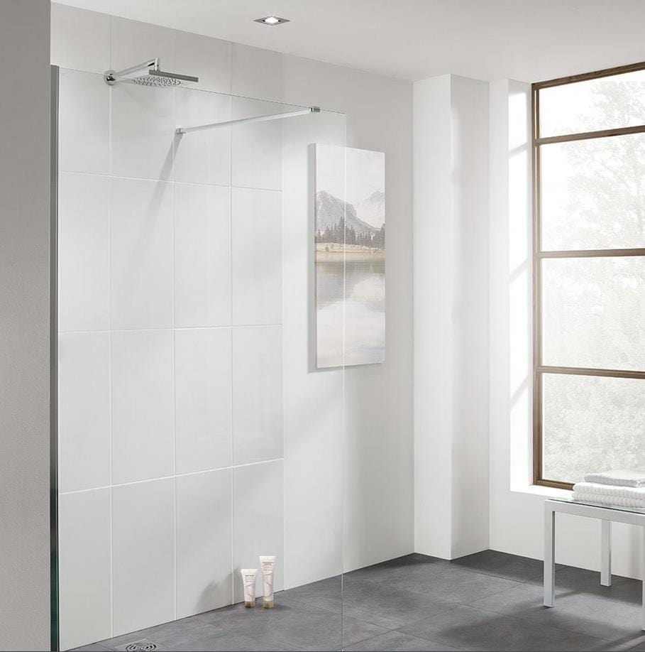 Aquarius Wetroom Panel Aquarius LevAqua Wetroom Screen 8mm Easy Clean Glass
