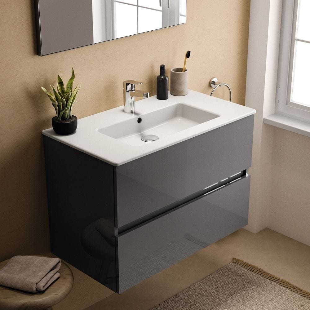 Ideal Standard Wall Mounted Vanity Unit Ideal Standard Eurovit+ Wall Mounted Vanity Unit with 2 Drawers