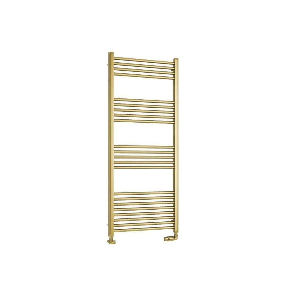 Eastbrook Wendover Straight Heated Towel Rail in Brushed Brass