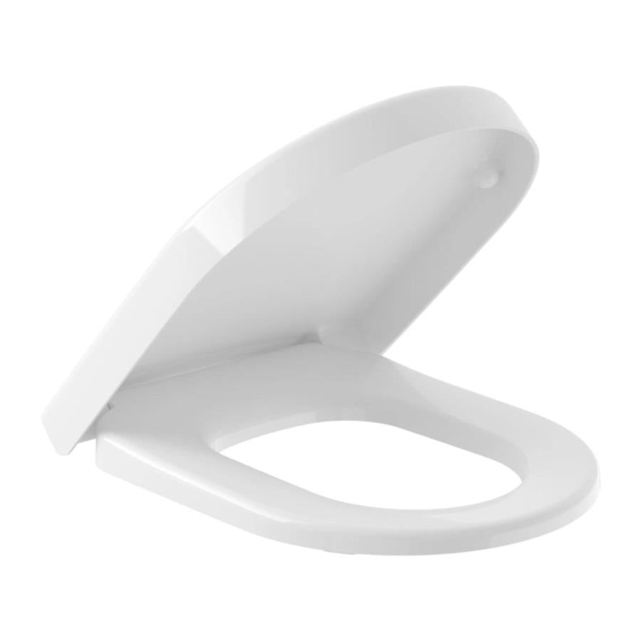 Villeroy & Boch Subway 2.0 Wrapover Soft Close, Quick Release Toilet Seat in White Alpine