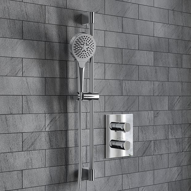 UK Bathroom Store Concealed Shower Set Villeroy & Boch Concealed Complete Shower Set 2 Outlet with Slide Rail Kit