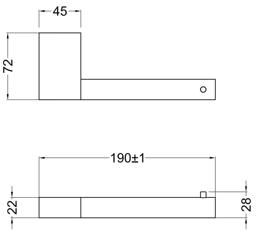 Crosswater MPRO Toilet Roll Holder