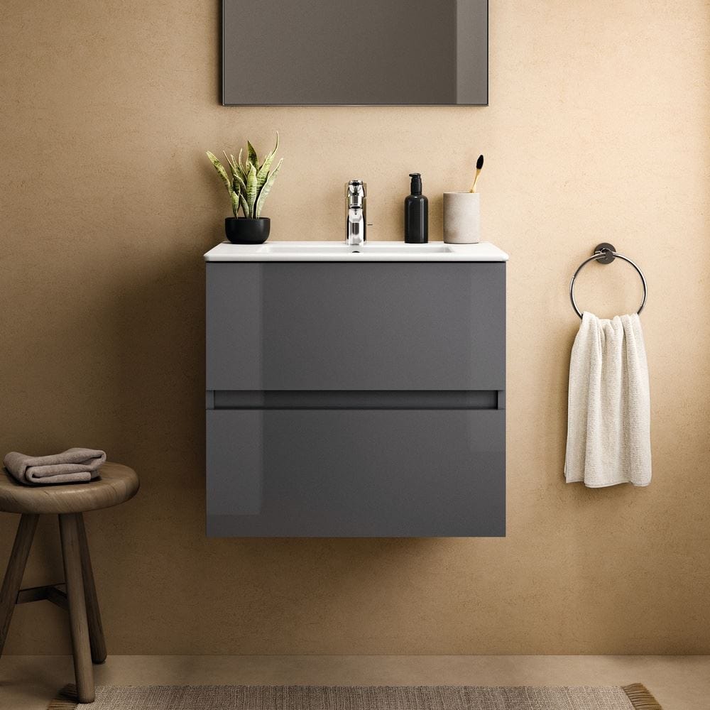 Ideal Standard Wall Mounted Vanity Unit Ideal Standard Eurovit+ Wall Mounted Vanity Unit with 2 Drawers