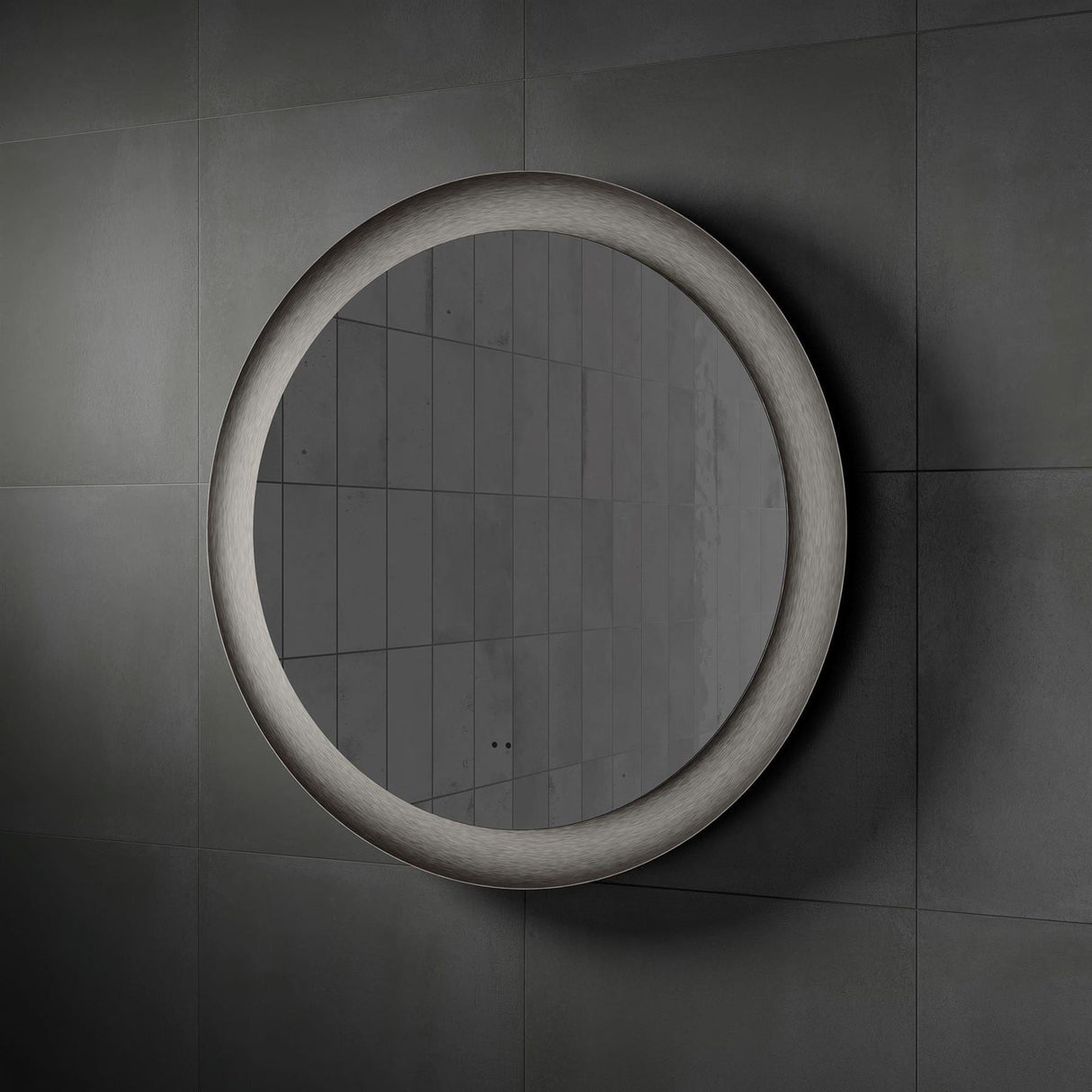 HiB Illuminated Mirror HiB Vaida Round LED Illuminated Mirror