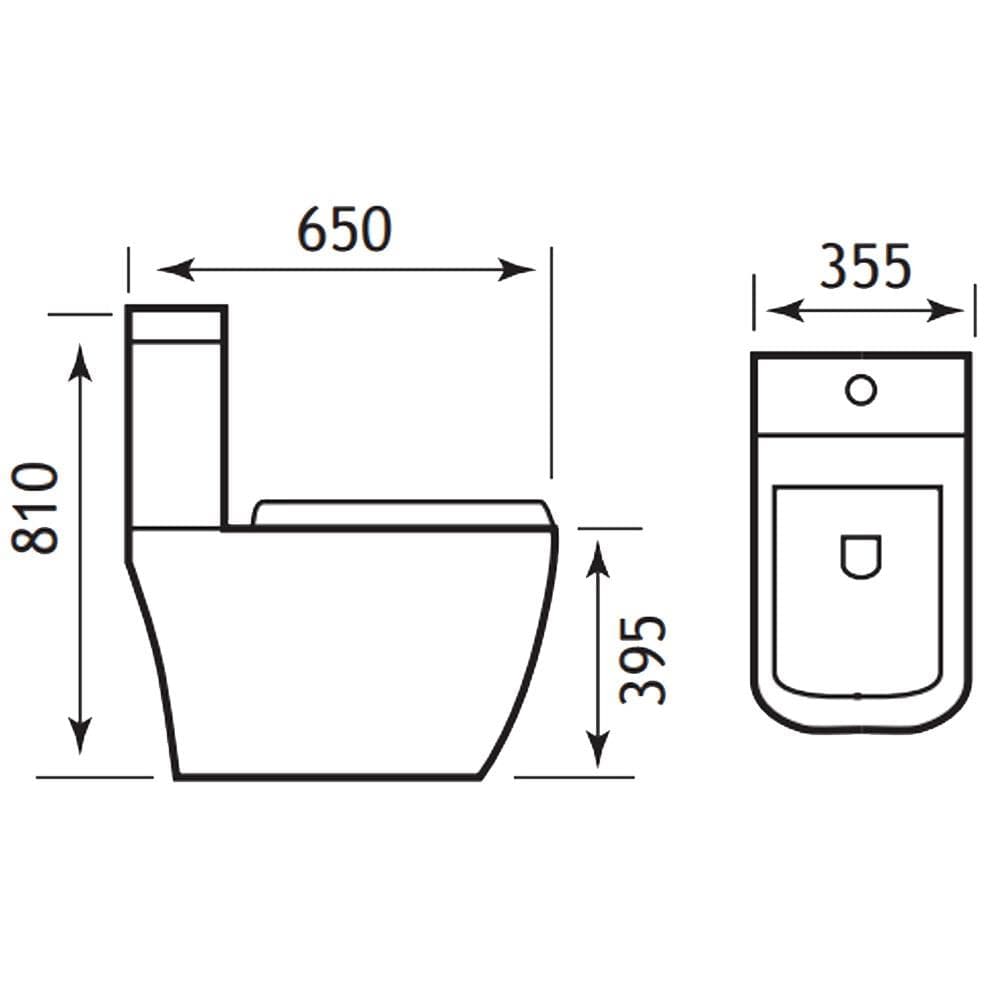 Eastbrook Close Coupled Toilet Eastbrook Mentmore Close Coupled Back to Wall Toilet with Soft Close Seat