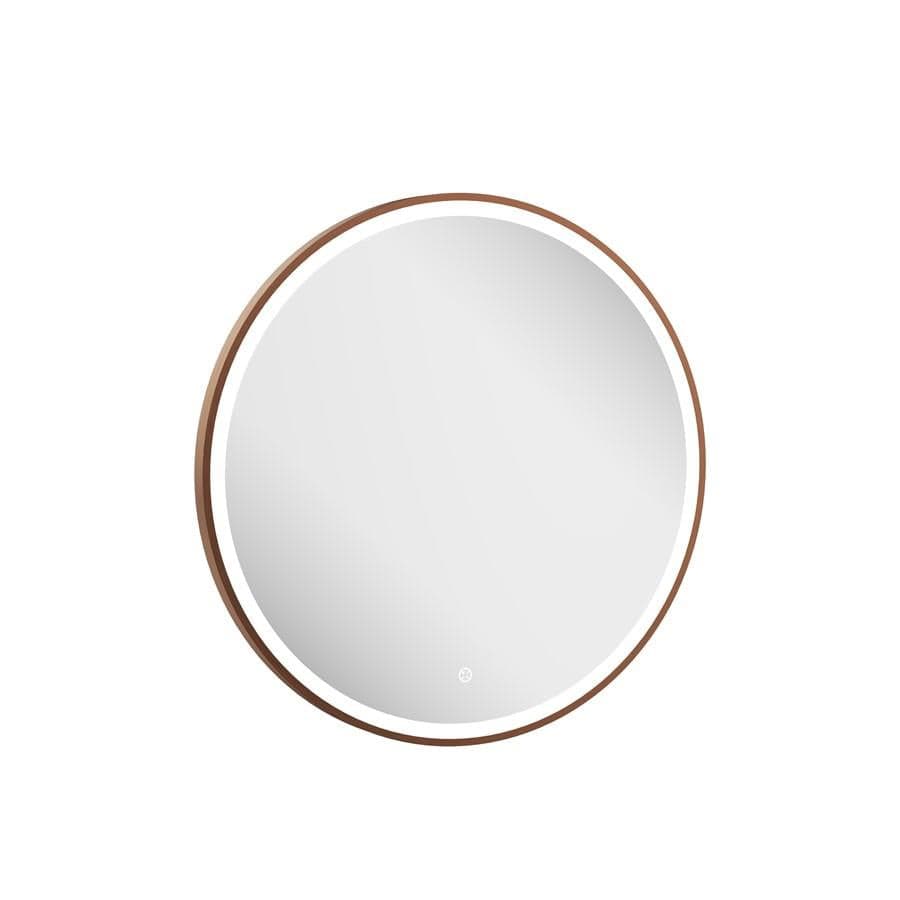 Crosswater Illuminated Mirror Crosswater Infinity Round Framed LED Illuminated Mirror