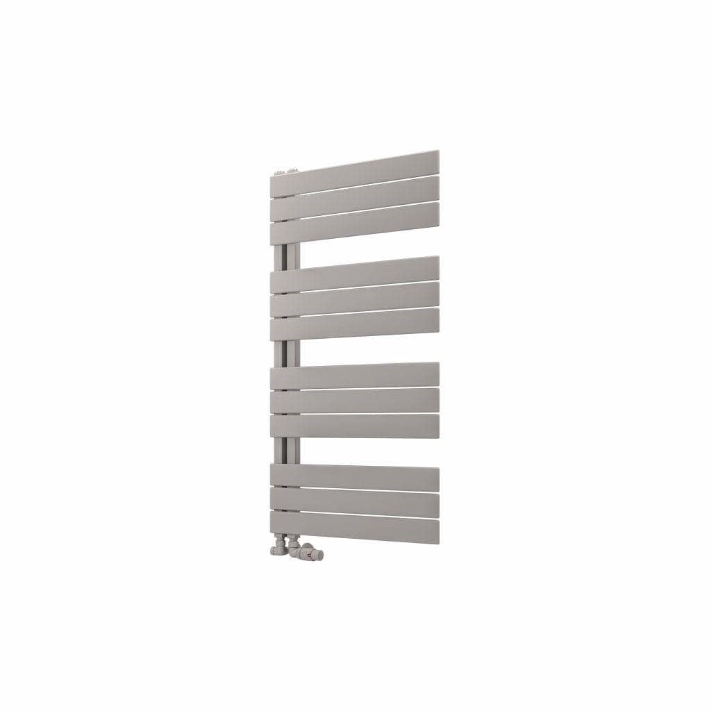 Eastbrook Designer Towel Radiator 1150 x 600 / Electric Only Eastbrook Helmsley Straight Vertical Designer Towel Rail in Matt Grey