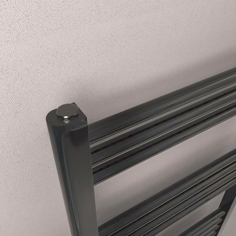 Eastbrook Wendover Straight Heated Towel Rail in Black Gold