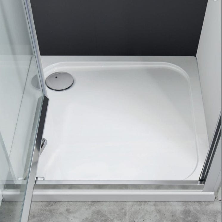 Crosswater Square Shower Tray Crosswater Square 45mm Stone Resin Shower Tray