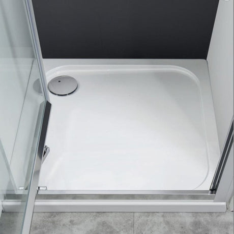Crosswater Square Shower Tray Crosswater Square 45mm Stone Resin Shower Tray