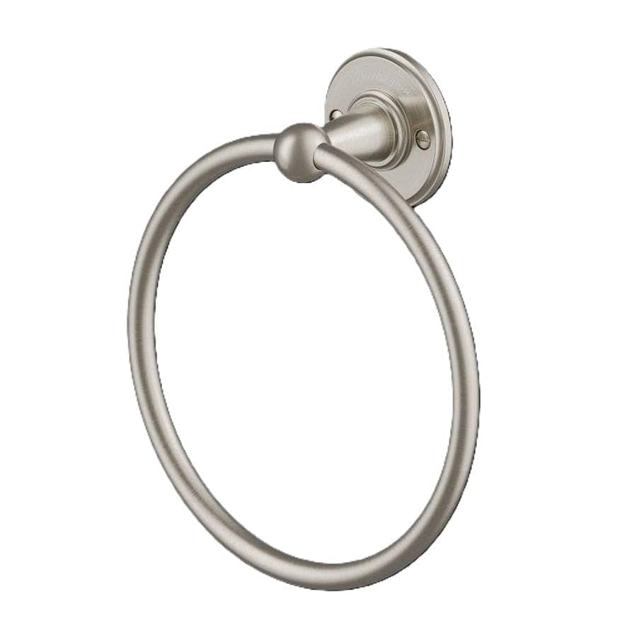 Burlington Towel Rails and Rings Brushed Nickel Burlington Traditional Towel Ring