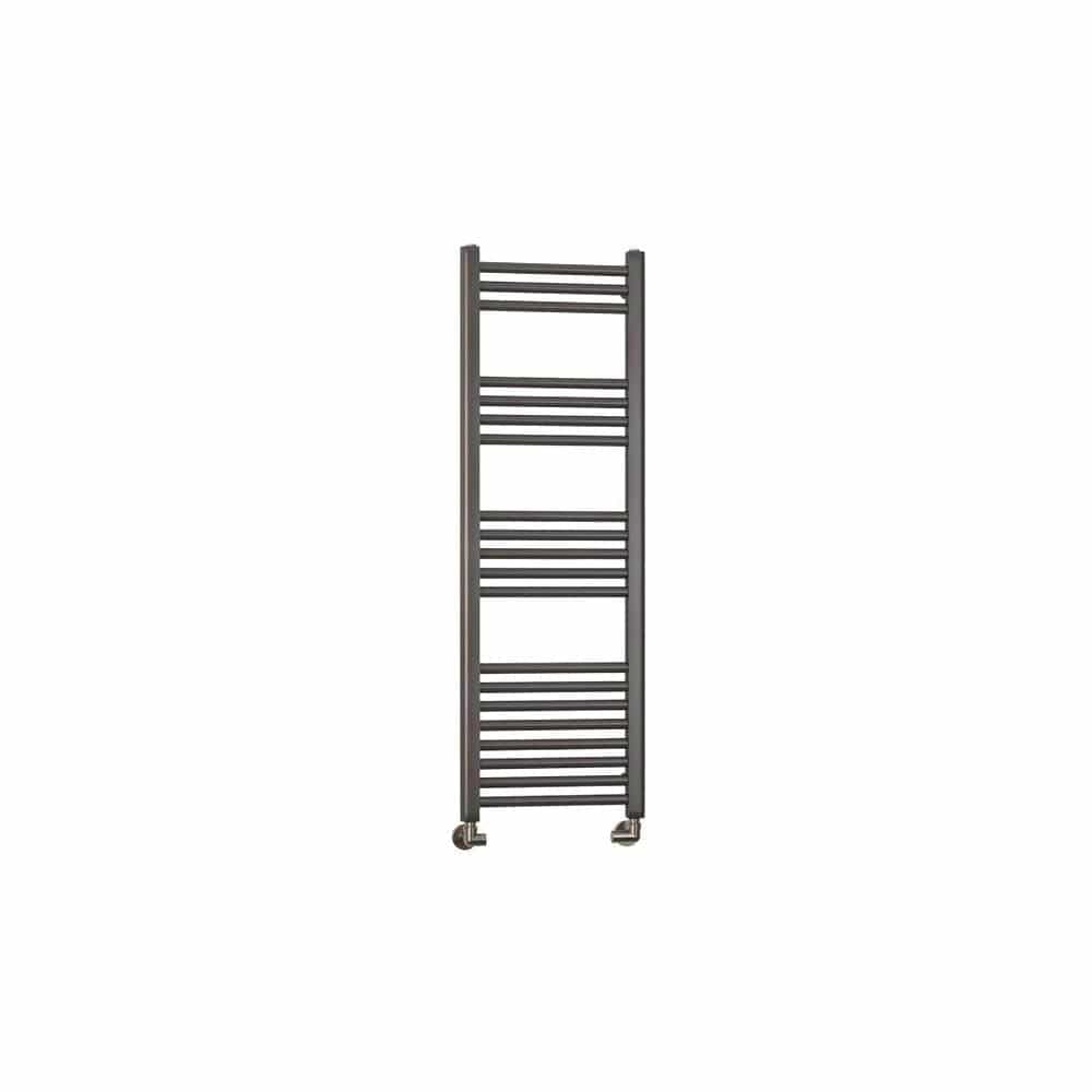 Eastbrook Ladder Rail Eastbrook Wendover Straight Heated Towel Rail in Brushed Gunmetal