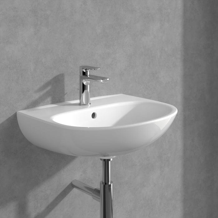 Villeroy & Boch Mono Basin Tap Villeroy & Boch O.Novo Single Lever Basin Mixer Tap with Pop-Up Waste in Chrome
