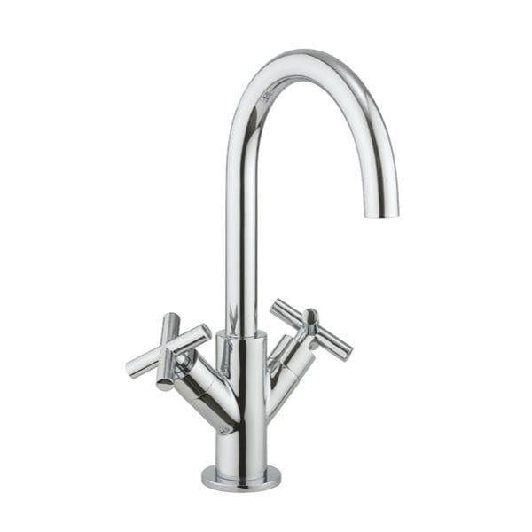 Crosswater Mono Basin Tap Chrome Crosswater MPRO Crosshead Monobloc Basin Mixer Tap