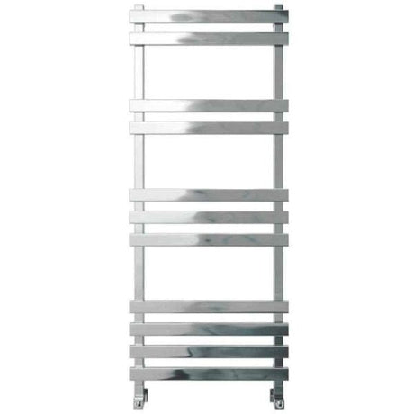 Vogue Designer Towel Radiator 1200 x 500 / Central Heating Vogue Gallant Straight Designer Towel Radiator in Polished Stainless Steel
