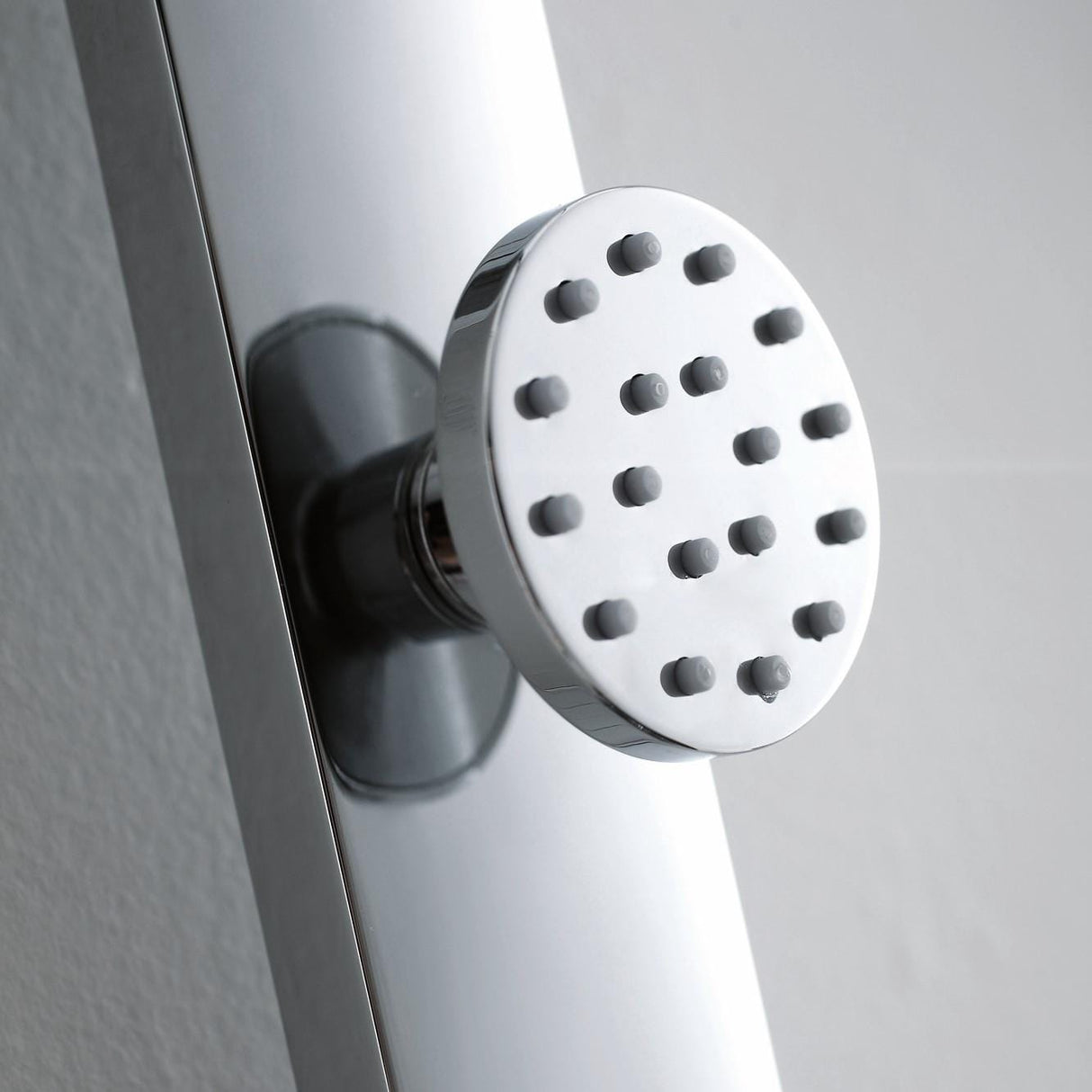 Flova Shower Set Flova Allore Thermostatic Shower Column with Hand Shower Set, Body Jets and Over Head Shower - Chrome