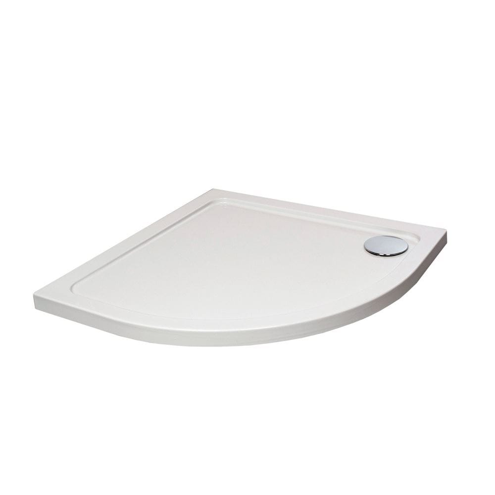 Aquarius Quadrant Shower Tray 1000x1000mm Aquarius Urbano Quadrant 45mm Stone Resin Shower Tray in White