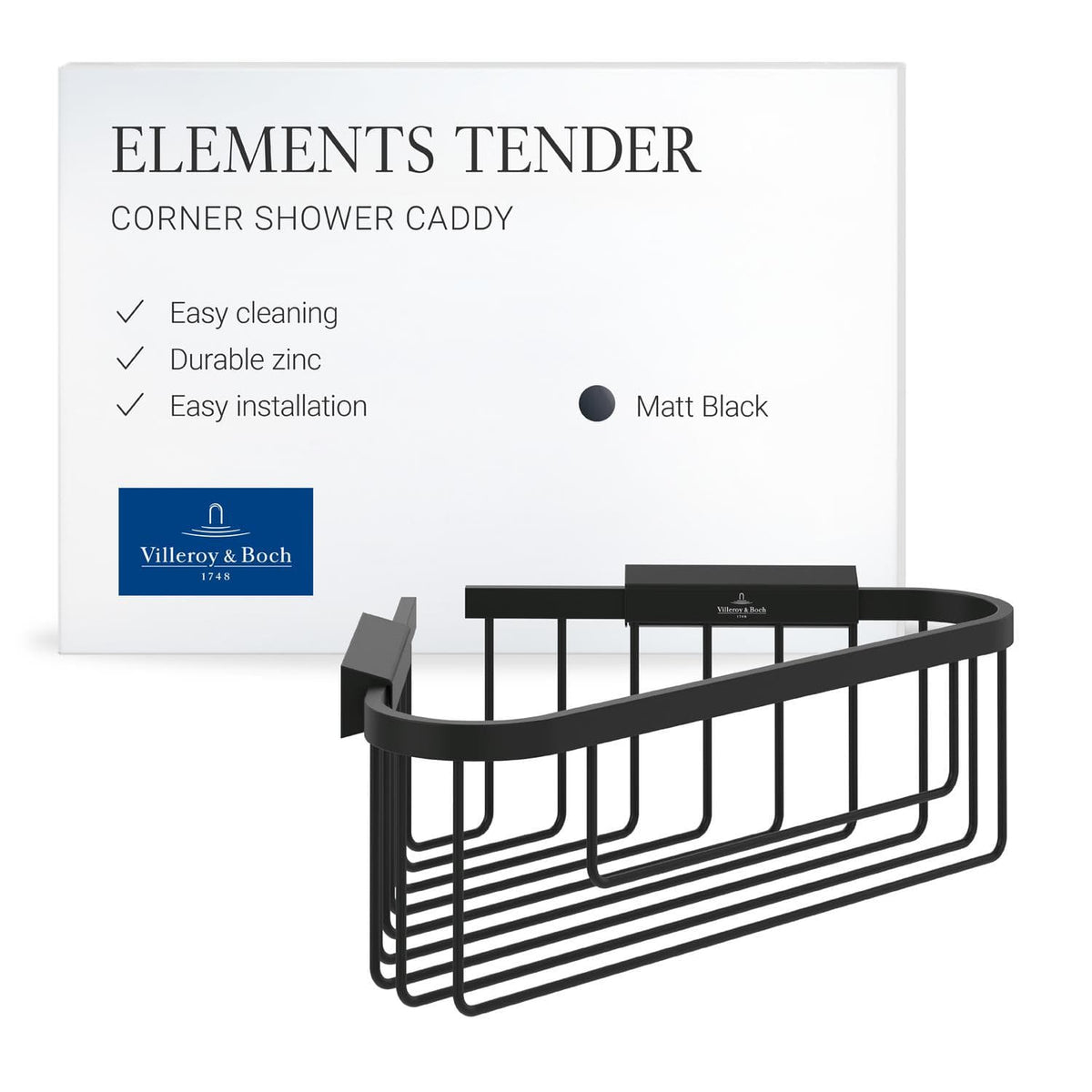 Villeroy & Boch Basket Villeroy & Boch Elements - Tender Corner Wire Shower Basket