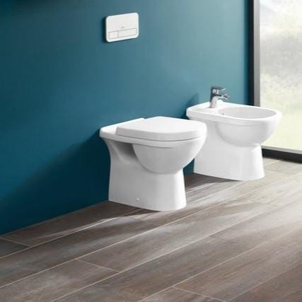 Villeroy & Boch Back to Wall Toilet Villeroy & Boch O.novo Back to Wall Toilet with Soft Close Seat