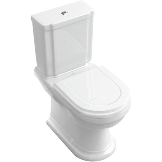 Villeroy & Boch Close Coupled Toilet Villeroy & Boch Hommage Traditional Close Coupled Toilet with Seat