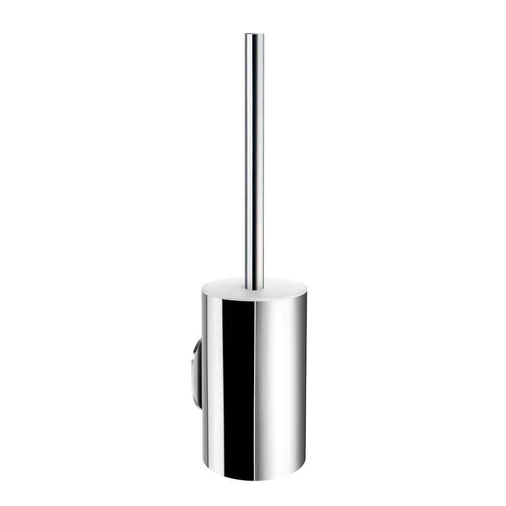 Smedbo Toilet Brush Chrome Smedbo Dot Self-Adhesive Wall Mounted Toilet Brush and Holder