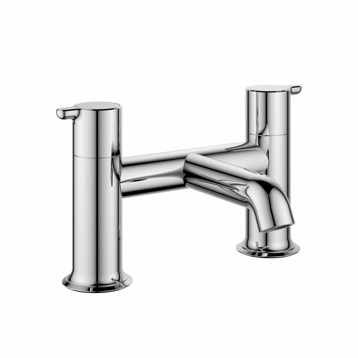 Flova Bath Mixer Diamond Chrome Flova Moonlight 2 Hole Bath Filler Tap