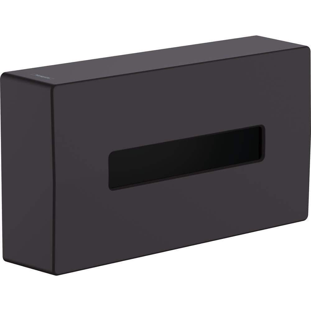Hansgrohe Toilet Roll Holder Matt Black Hansgrohe Addstoris Tissue Box