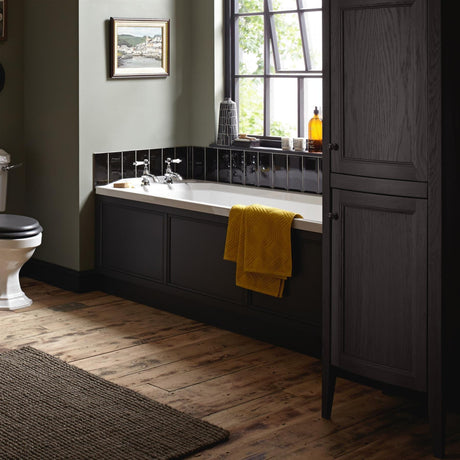 Heritage Standard Acrylic Bath Heritage Granley Deco Acrylic Single Ended Bath - 1700 x 750mm - 2 Tap Hole