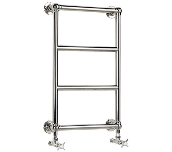 Heritage Traditional Towel Radiator Heritage Portland Wall Mounted Traditional Heated Towel Rail - 740 x 475mm - Chrome
