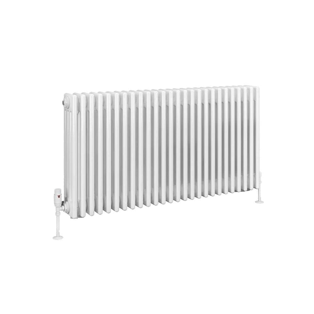 Eastbrook Rivassa Traditional 4 Column Radiator in Gloss White