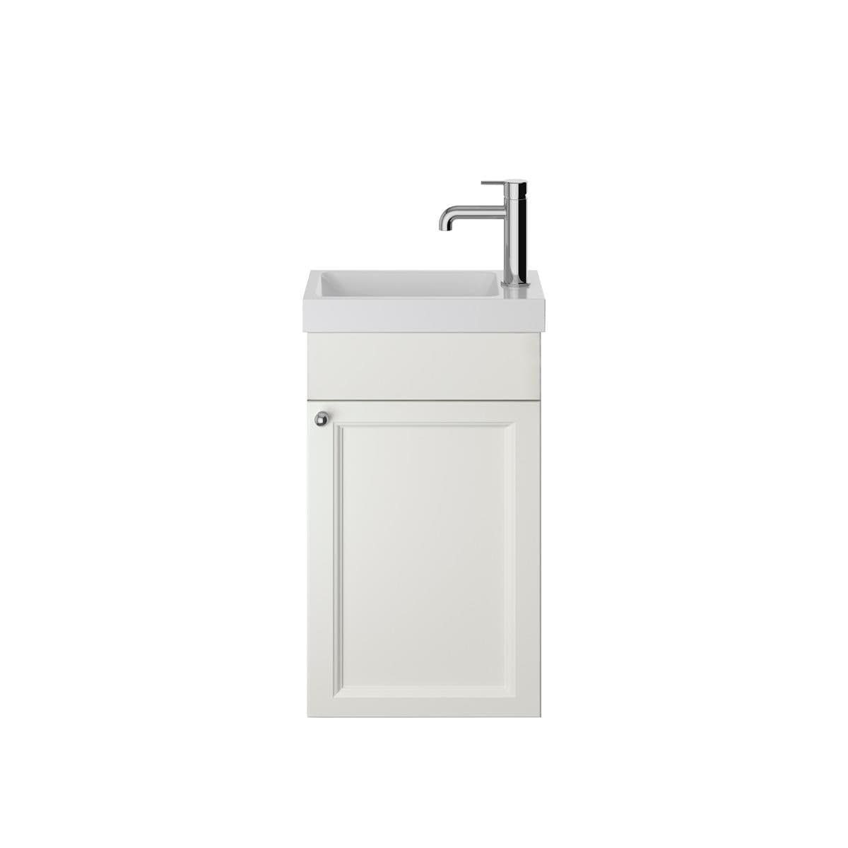 Heritage Cloakroom Vanity Unit Chantilly Heritage Caversham 400mm Wall Mounted Cloakroom Unit with 1 Tap Hole Basin