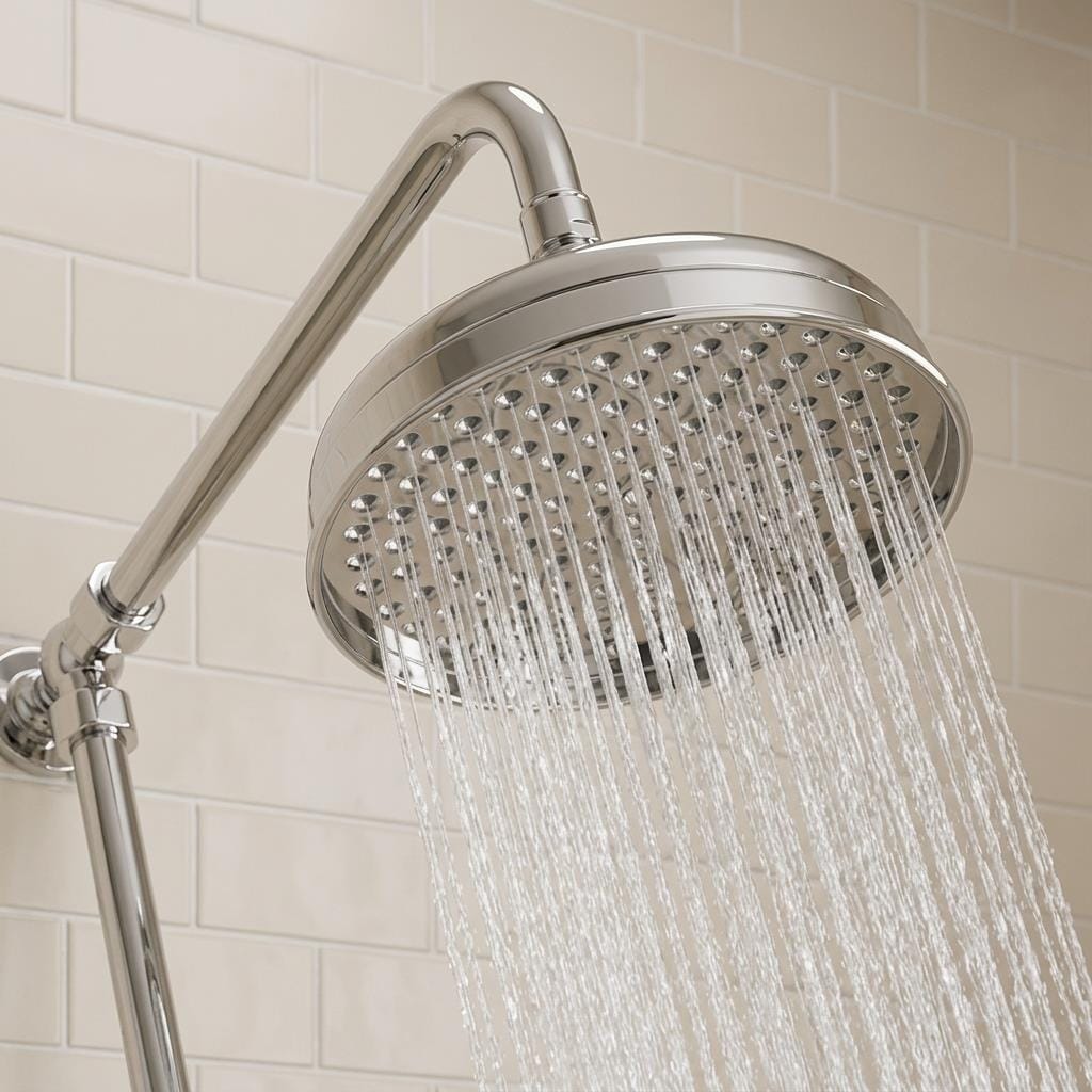 Aquarius Bathrooms Exposed Shower Set Aquarius Clarence Traditional Fixed Head Exposed Shower with Rigid Riser and Handset in Chrome