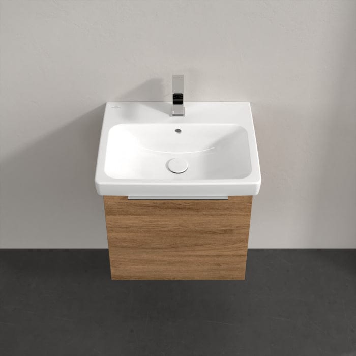Villeroy & Boch Wall Mounted Vanity Unit Villeroy & Boch Architectura Wall Hung Vanity Unit 500mm One Drawer with Basin