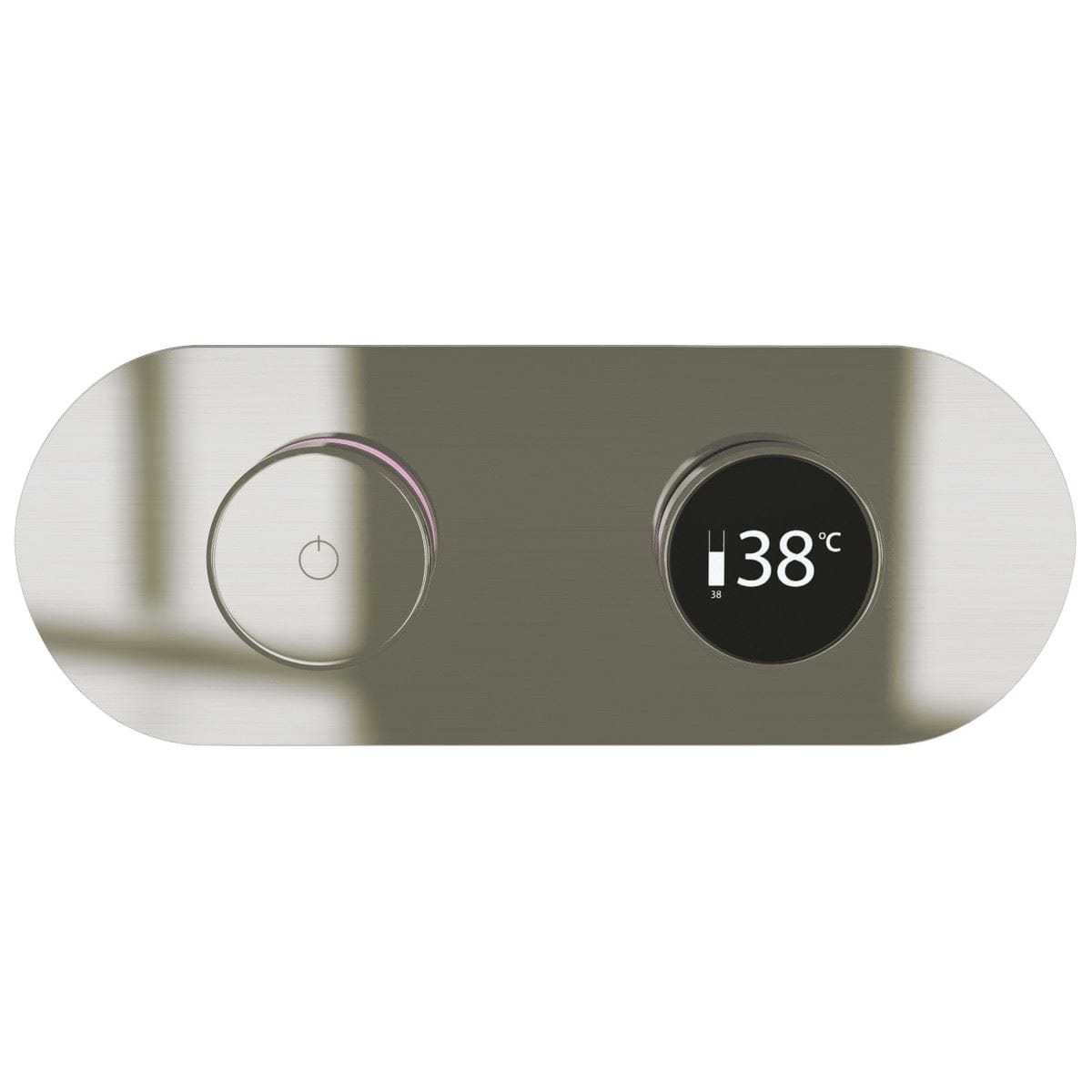 TED Exposed Shower Set TED Togo Oval BubbleSpa® Complete 2 Outlet Digital Shower Kit with Wireless Button