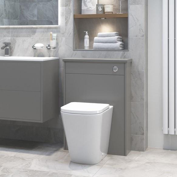 Aquarius Back to Wall Toilet Aquarius Laura Back to Wall Rimless Toilet Bundle with Pan, Cistern and Flush Button