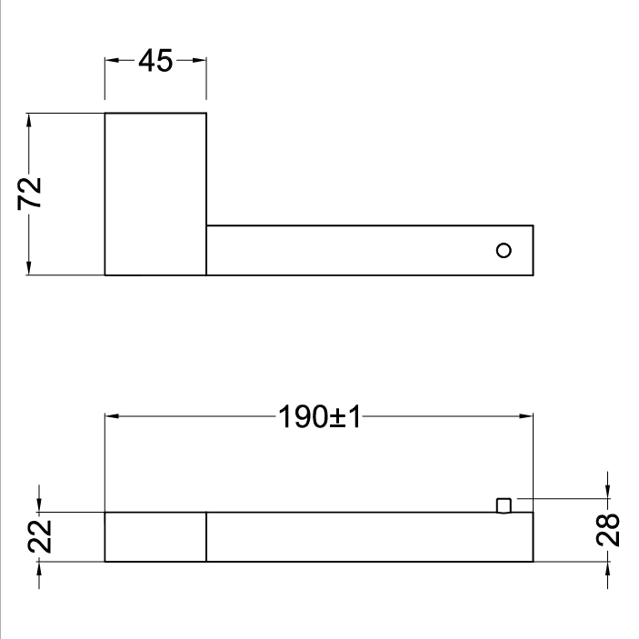 Crosswater MPRO Toilet Roll Holder