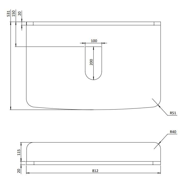 Burlington Floor Standing Vanity Unit Burlington Guild Floor Standing 850mm Vanity Unit with Worktop