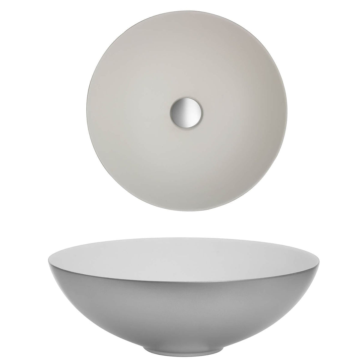 Crosswater Countertop Basin Crosswater Circus 400mm Round Countertop Basin