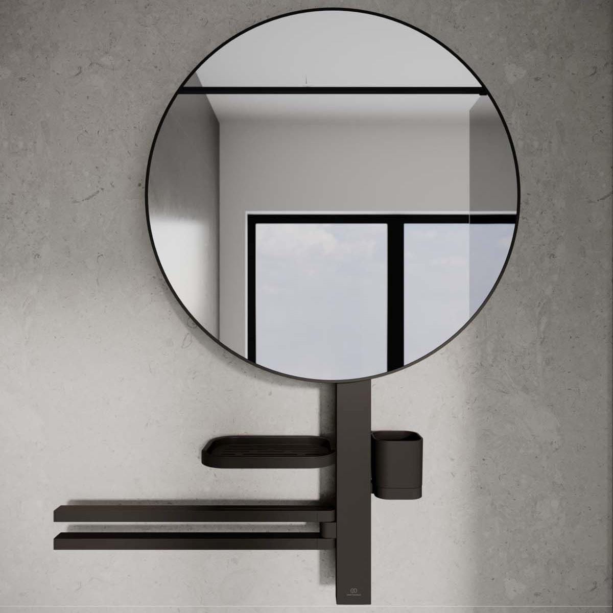 Ideal Standard Cosmetic and Shaving Mirror Ideal Standard ALU+ Large Beauty Bar with 500mm Mirror