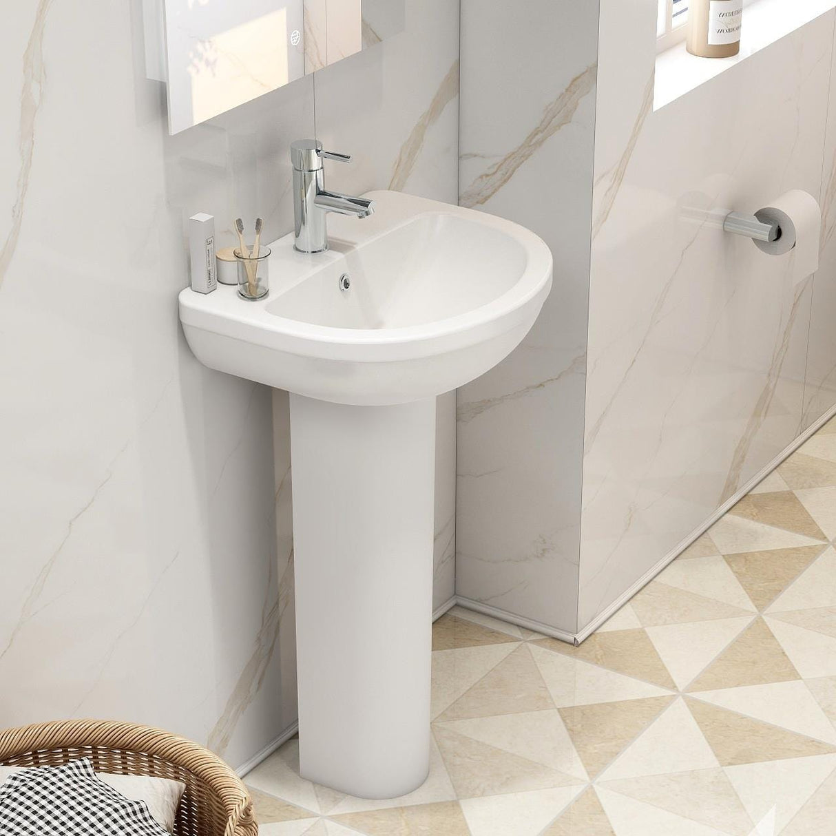 Imex Pedestal Basin 1 / Yes Imex Ivo 500mm Basin