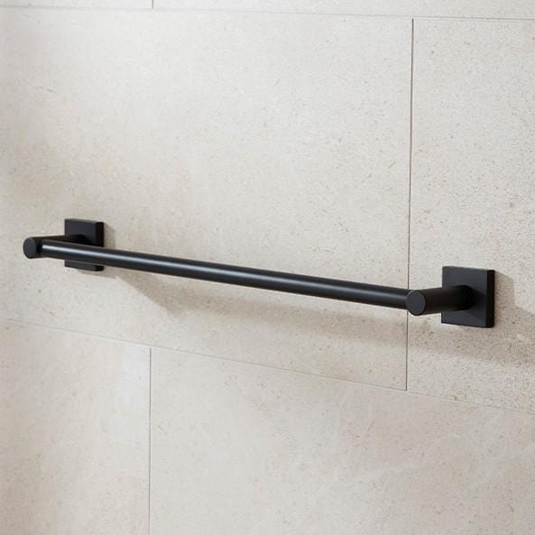 Miller Towel Rails and Rings Matt Black / 645mm Miller Atlanta Towel Rail