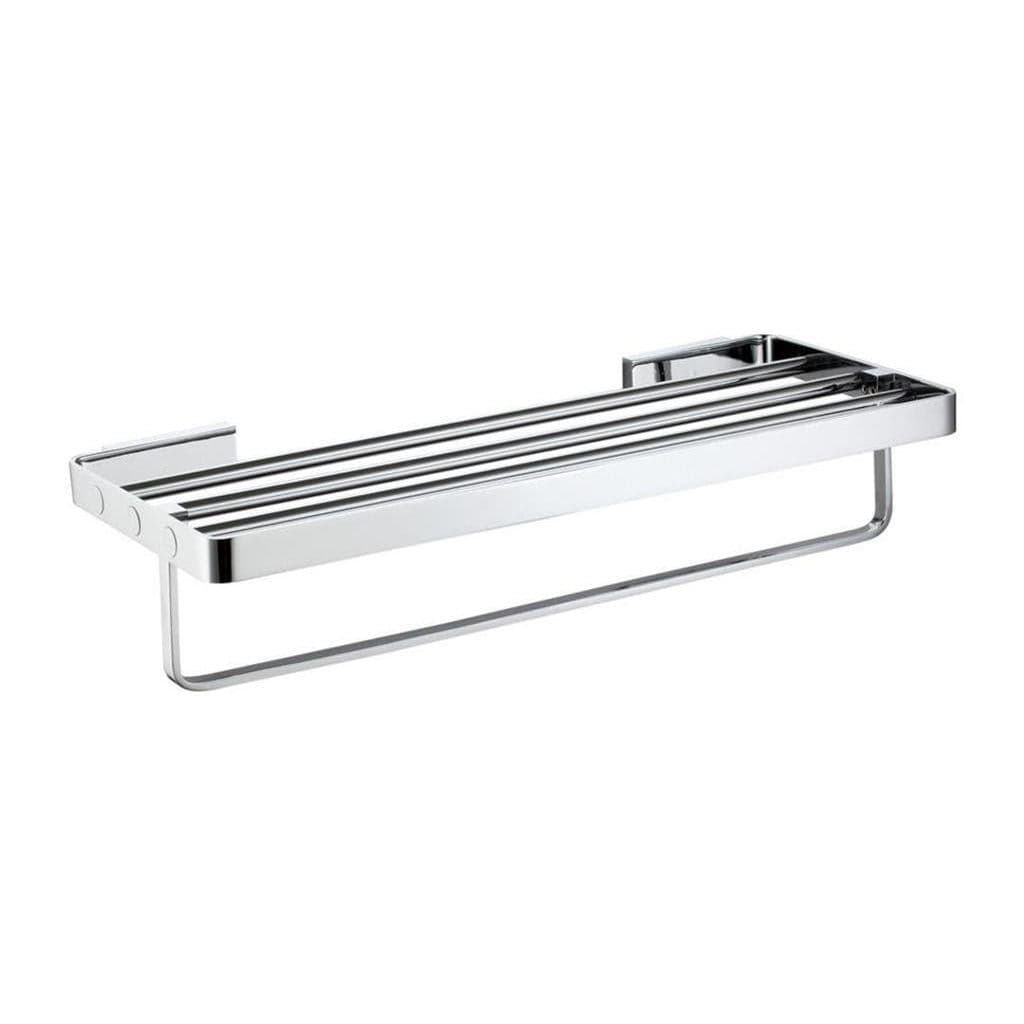 Eastbrook Towel Rails and Rings Eastbrook Vercelli Towel Rack with Bar in Chrome